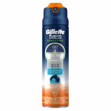 Gillette Fusion ProGlide Sensitive 2‑in‑1 Shave Gel + Skin Care (Cool & Fresh) -175ml