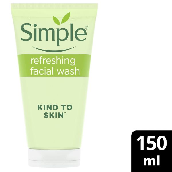 Simple Refreshing facial wash 150ml image 1