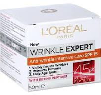 Loreal wrinkle expert 45+anti-wrinkle &spf 20