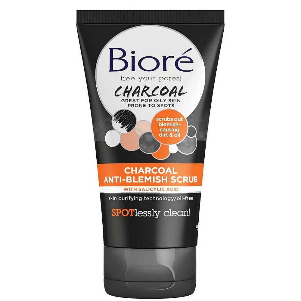 Biore charcoal anti blemish scrub