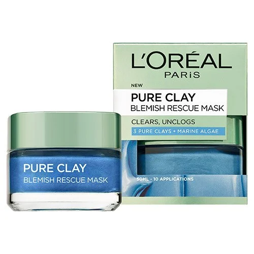 Loreal pure clay blemish rescue mask