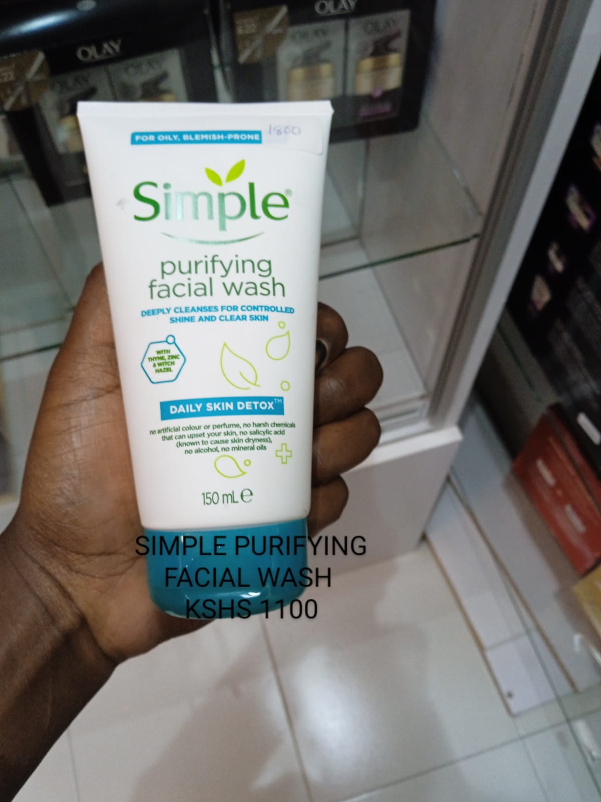 Simple Purifying Facial Wash – Daily Skin Detox (150ml)