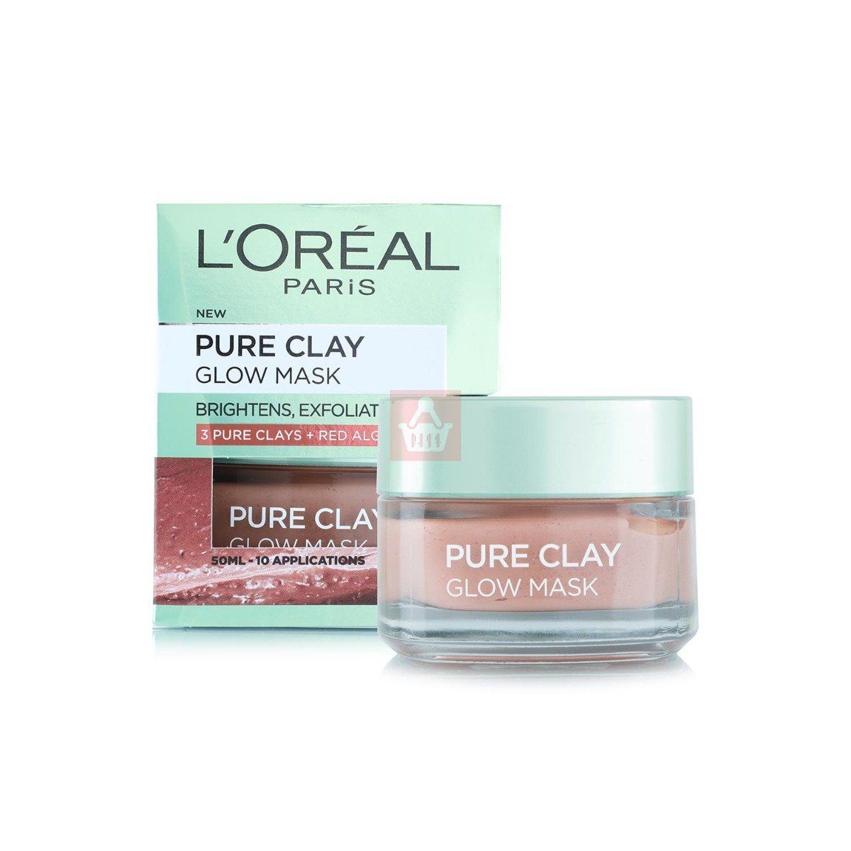 Loreal pure clay glow mask