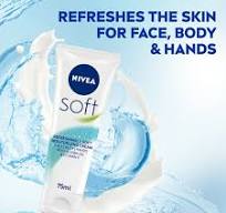 Nivea soft hands cream x2