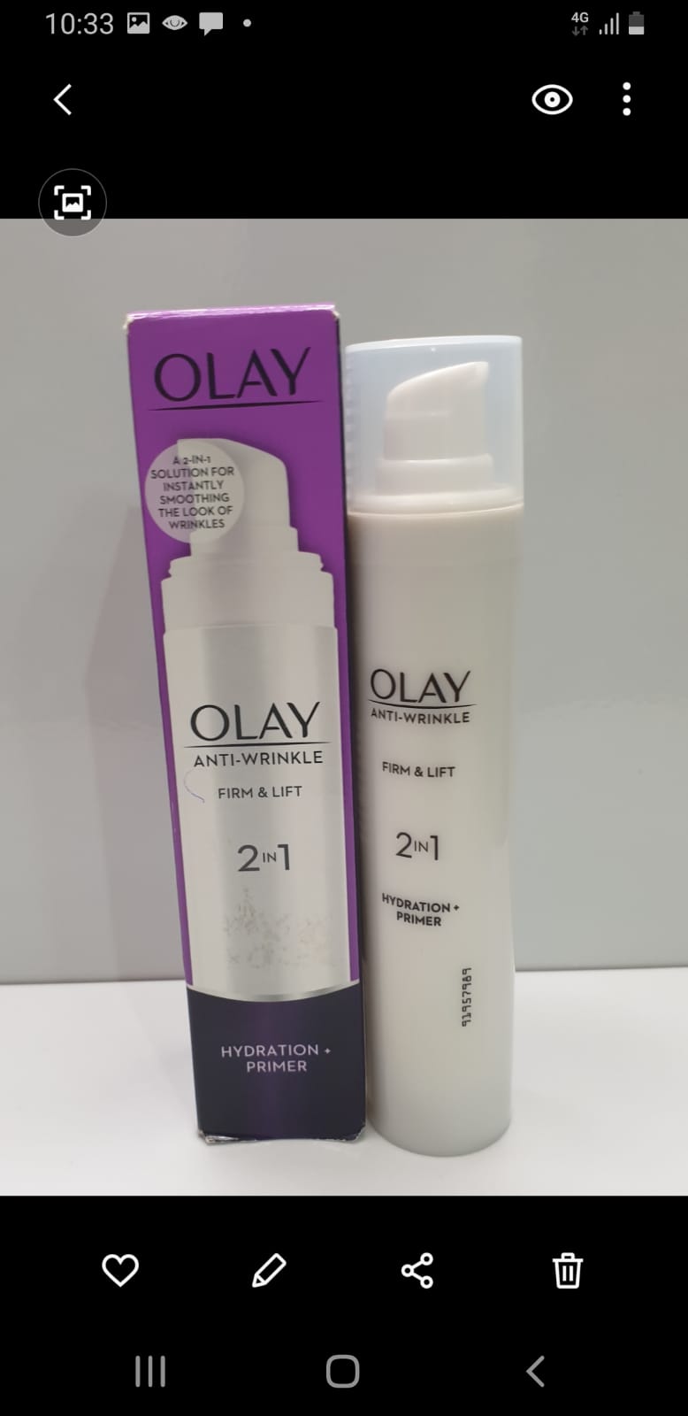 Olay Anti-Wrinkle Firm & Lift 2-in-1 Hydration + Primer