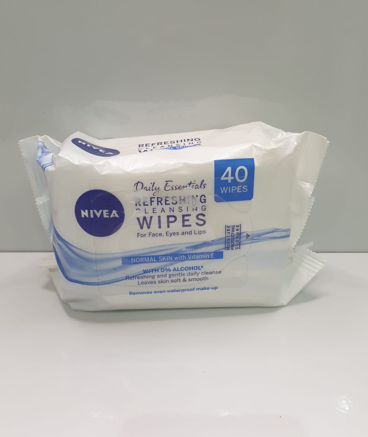 NIVEA Daily Essentials Refreshing Cleansing Wipes (40 Wipes)