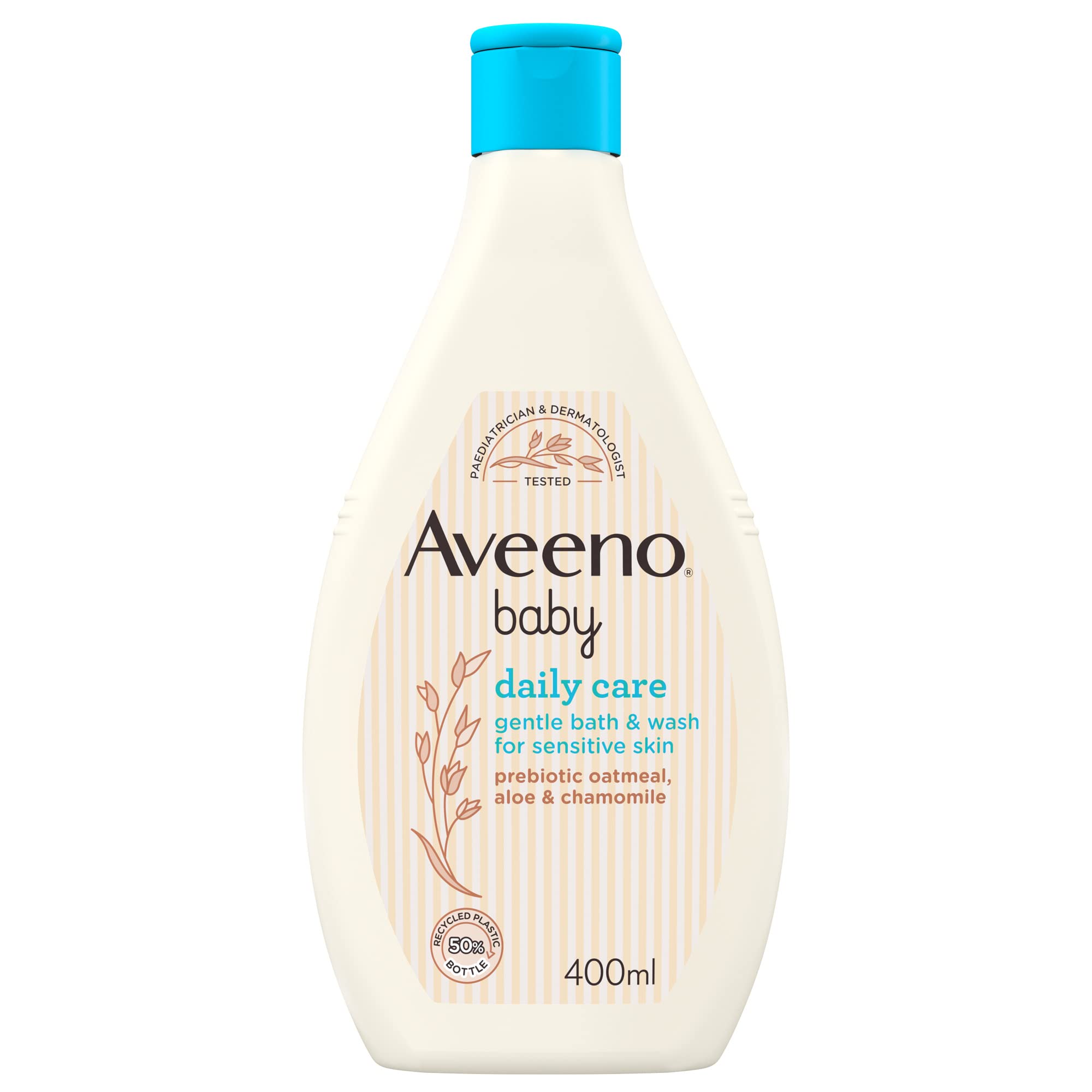 Aveeno Baby Daily Care Gentle Bath & Wash is a mild, nourishing liquid cleanser made specifically for sensitive and delicate baby skin-400ml