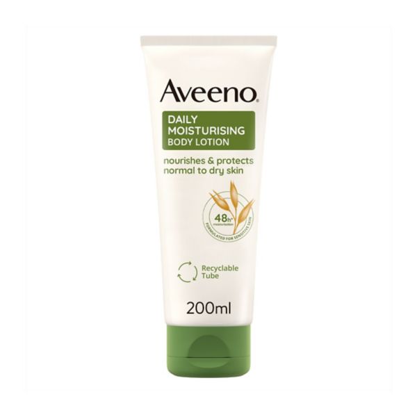 Aveeno daily moisturizing lotion unscented 200ml image 1