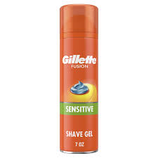 Gillette Fusion Shave Gel – Sensitive with Almond Oil-200 ml