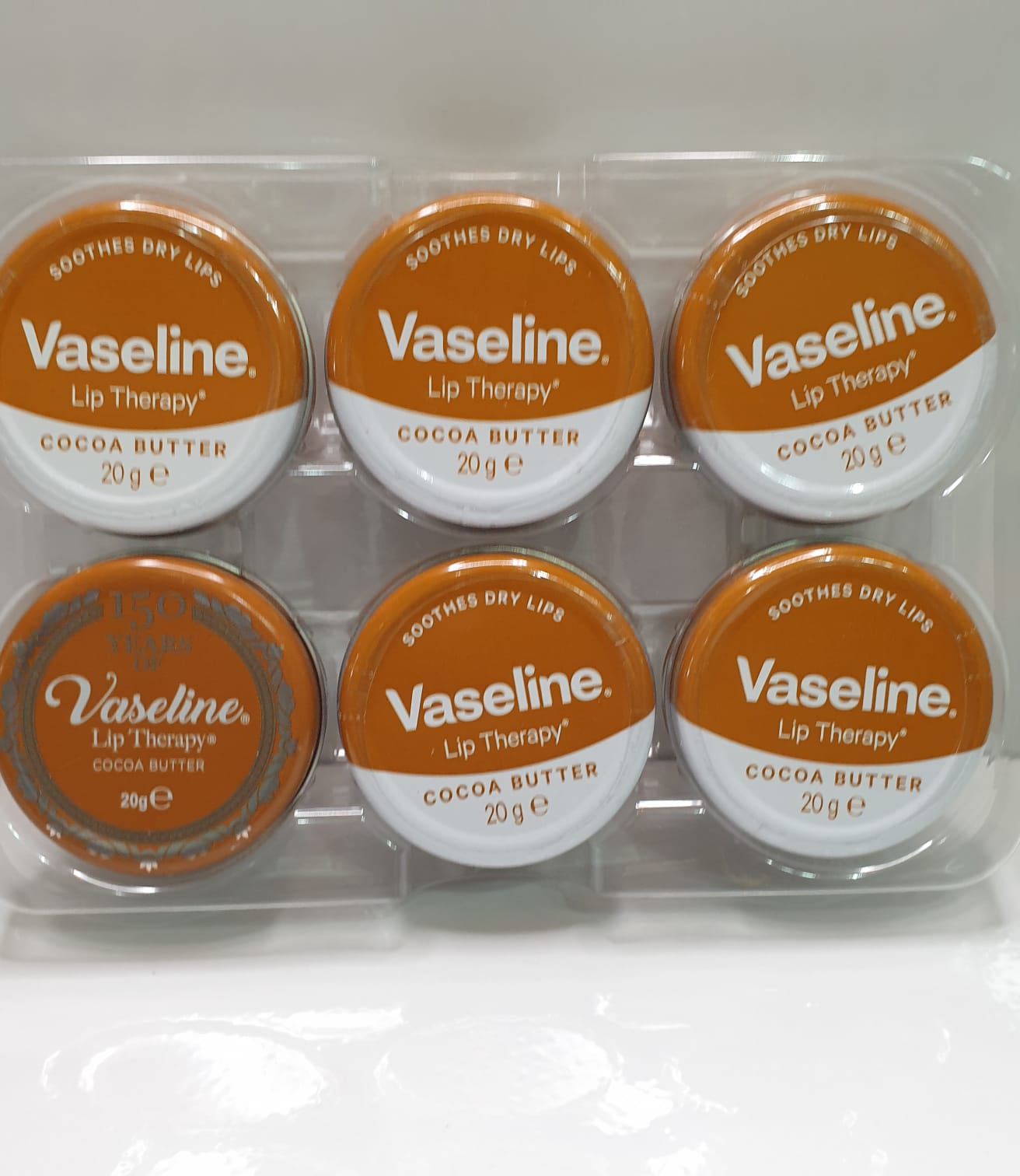 Vaseline Lip Therapy Cocoa Butter – 20g (Soothes Dry Lips)