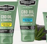 Soho joe cbd oil &charcoal face scrub