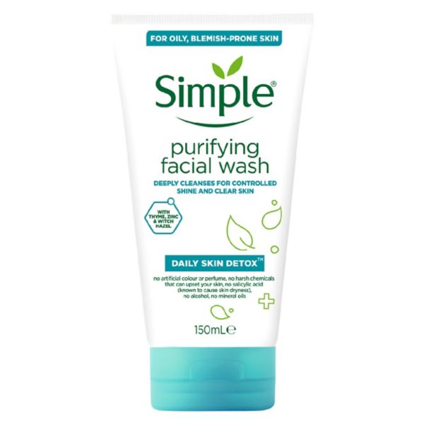 Simple Purifying facial wash 150 ml