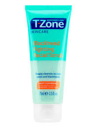 he T‑Zone Blackhead Fighting Facial Scrub is a daily or regular use face scrub-150 ml